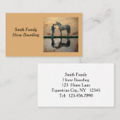 Graue OTTB-Visitenkarte Visitenkarte (Vorne/Hinten)