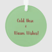 Graue Paint Pit Bull Weihnachtsmannmütze Ornament (Rückseite)