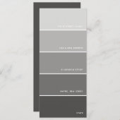 Graue Paint Swatch Ankündigung (Vorne/Hinten)