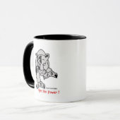 Graue Panther Tasse (Vorderseite Links)