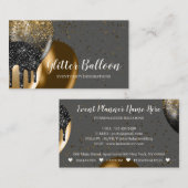 Graue Party Dekoration Veranstaltungsplan Geburtst Visitenkarte (Vorne/Hinten)