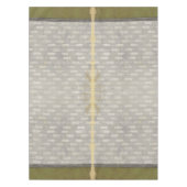 Graue Pfeile mit grünem und navy Blue Tablecloth Tischdecke (Vorderseite)