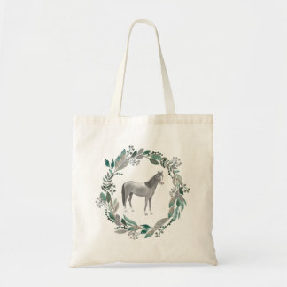 Graue Pferd-Tasche Tragetasche
