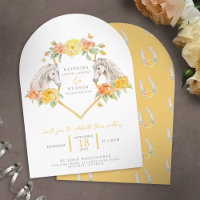 Graue Pferde und Rosen, monogramm