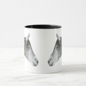 Graue Pferdemagie-Tasse Tasse (Zentrum)