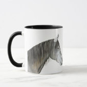 Graue Pferdemagie-Tasse Tasse (Links)