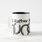 Graue Pferdeschuhe würde ich vielmehr Tasse reiten (Vorderseite Links)