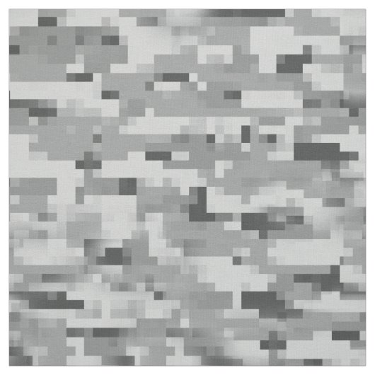 Graue Pixel-Camouflage-Tarnfolie gemustert Stoff (Muster)