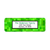 Graue Pixel Mining Gamer-benutzerdefinierte Adress (Vorne)