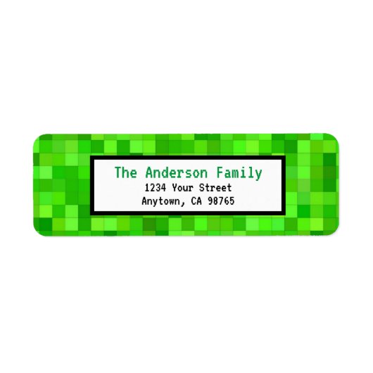 Graue Pixel Mining Gamer-benutzerdefinierte Adress (Vorne)