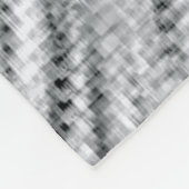 Graue Pixel Wind Fleecedecke (Ecke)