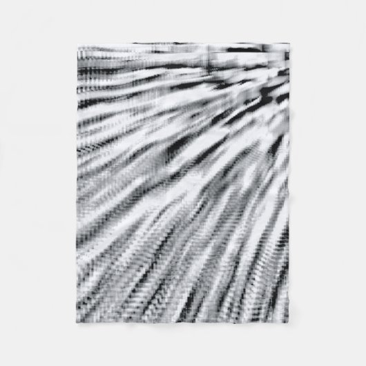 Graue Pixel Wind Fleecedecke (Vorderseite)