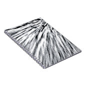 Graue Pixel Wind Notizblock (Rechte Seite)