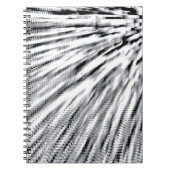 Graue Pixel Wind Notizblock (Vorderseite)