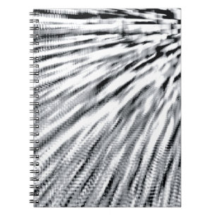 Graue Pixel Wind Notizblock
