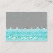 Graue Platzkarten auf See (Rückseite)