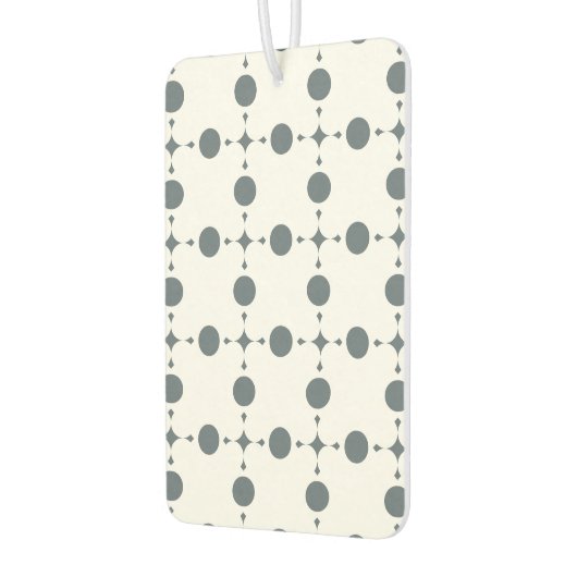 Graue Polka Dots, Polka Dot Pattern, Dots, Dotter Autolufterfrischer (Links)
