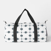 Graue Polka Dots, Polka Dot Pattern, Dots, Dotter Duffle Bag (Vorderseite)