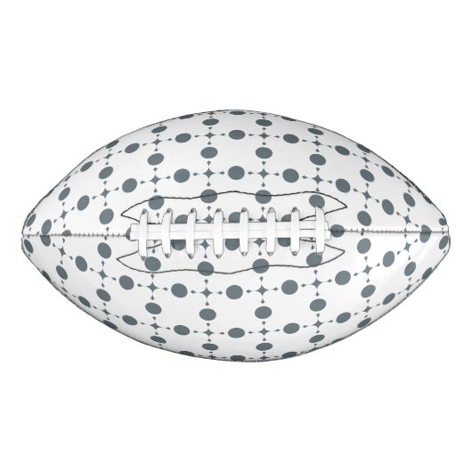 Graue Polka Dots, Polka Dot Pattern, Dots, Dotter Football (Vorderseite)