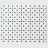 Graue Polka Dots, Polka Dot Pattern, Dots, Dotter Geschenkpapier (Flach)