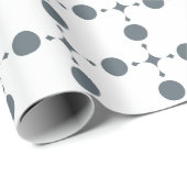Graue Polka Dots, Polka Dot Pattern, Dots, Dotter Geschenkpapier (Rolleneckpunkt)