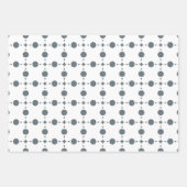 Graue Polka Dots, Polka Dot Pattern, Dots, Dotter Geschenkpapier Set (Vorderseite 2)