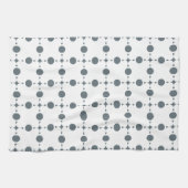Graue Polka Dots, Polka Dot Pattern, Dots, Dotter Geschirrtuch (Horizontal)