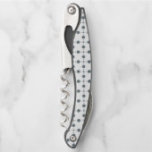 Graue Polka Dots, Polka Dot Pattern, Dots, Dotter Kellnermesser (Vorderseite)
