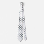 Graue Polka Dots, Polka Dot Pattern, Dots, Dotter Krawatte (Vorderseite)