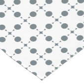 Graue Polka Dots, Polka Dot Pattern, Dots, Dotter Kurzer Tischläufer (Ecke)