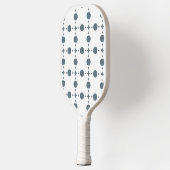 Graue Polka Dots, Polka Dot Pattern, Dots, Dotter Pickleball Schläger (Links)