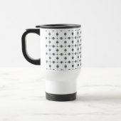 Graue Polka Dots, Polka Dot Pattern, Dots, Dotter Reisebecher (Links)