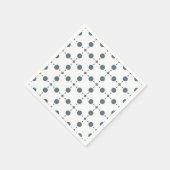 Graue Polka Dots, Polka Dot Pattern, Dots, Dotter Serviette (Ecke)
