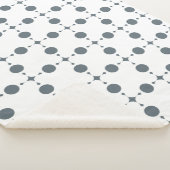 Graue Polka Dots, Polka Dot Pattern, Dots, Dotter Sherpadecke (3/4)