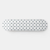Graue Polka Dots, Polka Dot Pattern, Dots, Dotter Skateboard (Horizontal)