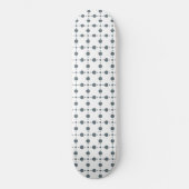 Graue Polka Dots, Polka Dot Pattern, Dots, Dotter Skateboard (Vorderseite)