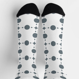 Graue Polka Dots, Polka Dot Pattern, Dots, Dotter Socken