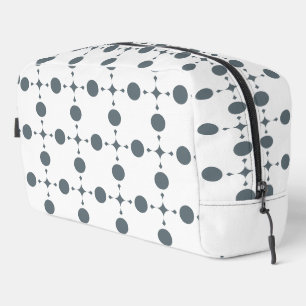 Graue Polka Dots, Polka Dot Pattern, Dots, Dotter Waschbeutel