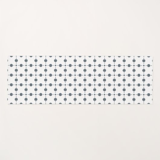 Graue Polka Dots, Polka Dot Pattern, Dots, Dotter Yogamatte (Vorderseite (Horizontal))