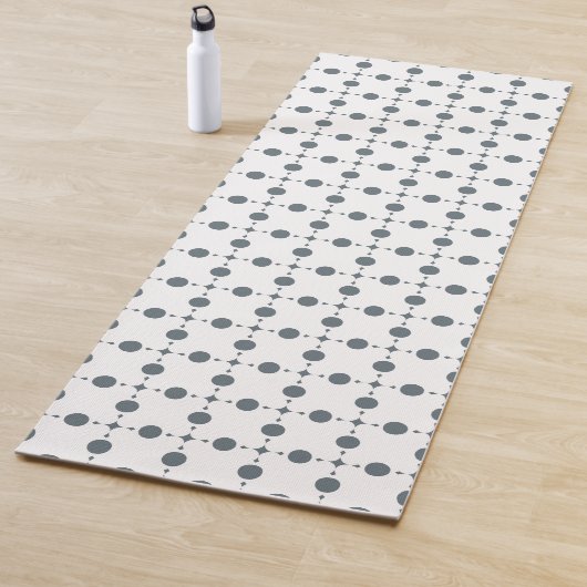 Graue Polka Dots, Polka Dot Pattern, Dots, Dotter Yogamatte (Beispiel)