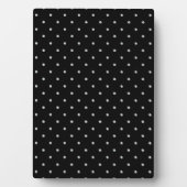 Graue Polka-Punkte ändern Alle Farbklick anpassen Fotoplatte (Vorderseite)