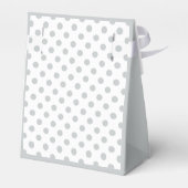 Graue Polka-Punkte ändern Alle Farbklick anpassen Geschenkschachtel (Rückseite)