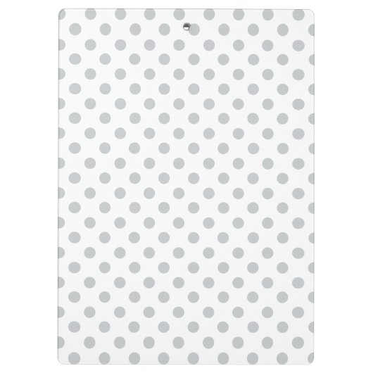 Graue Polka-Punkte ändern Alle Farbklick anpassen Klemmbrett (Rückseite)