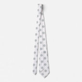 Graue Polka-Punkte ändern Alle Farbklick anpassen Krawatte (Rückseite)