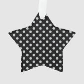 Graue Polka-Punkte ändern Alle Farbklick anpassen Ornament (Rückseite)