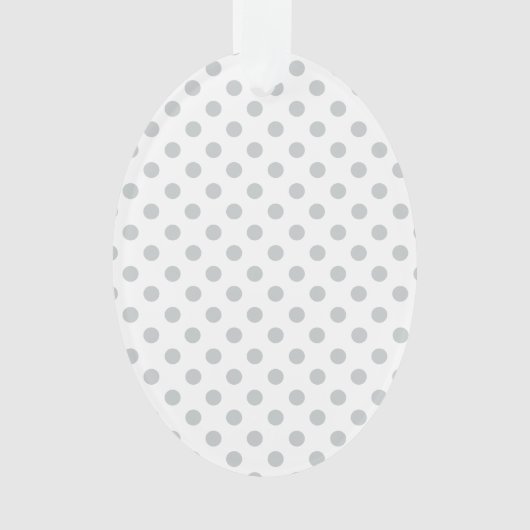 Graue Polka-Punkte ändern Alle Farbklick anpassen Ornament (Vorderseite)