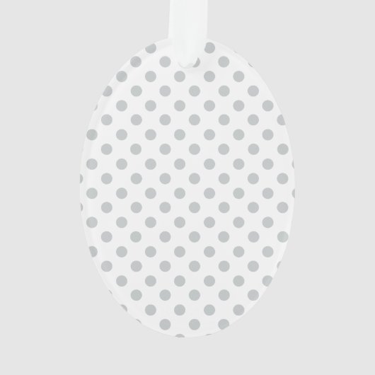 Graue Polka-Punkte ändern Alle Farbklick anpassen Ornament (Rückseite)