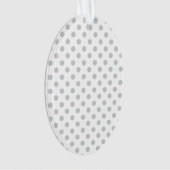 Graue Polka-Punkte ändern Alle Farbklick anpassen Ornament (Vorderseite)