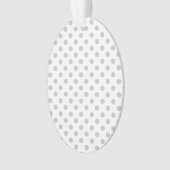 Graue Polka-Punkte ändern Alle Farbklick anpassen Ornament (Vorderseite)