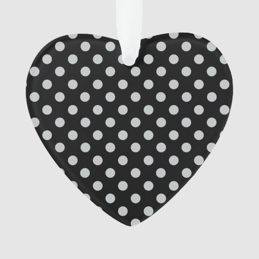 Graue Polka-Punkte ändern Alle Farbklick anpassen Ornament (Vorderseite)
